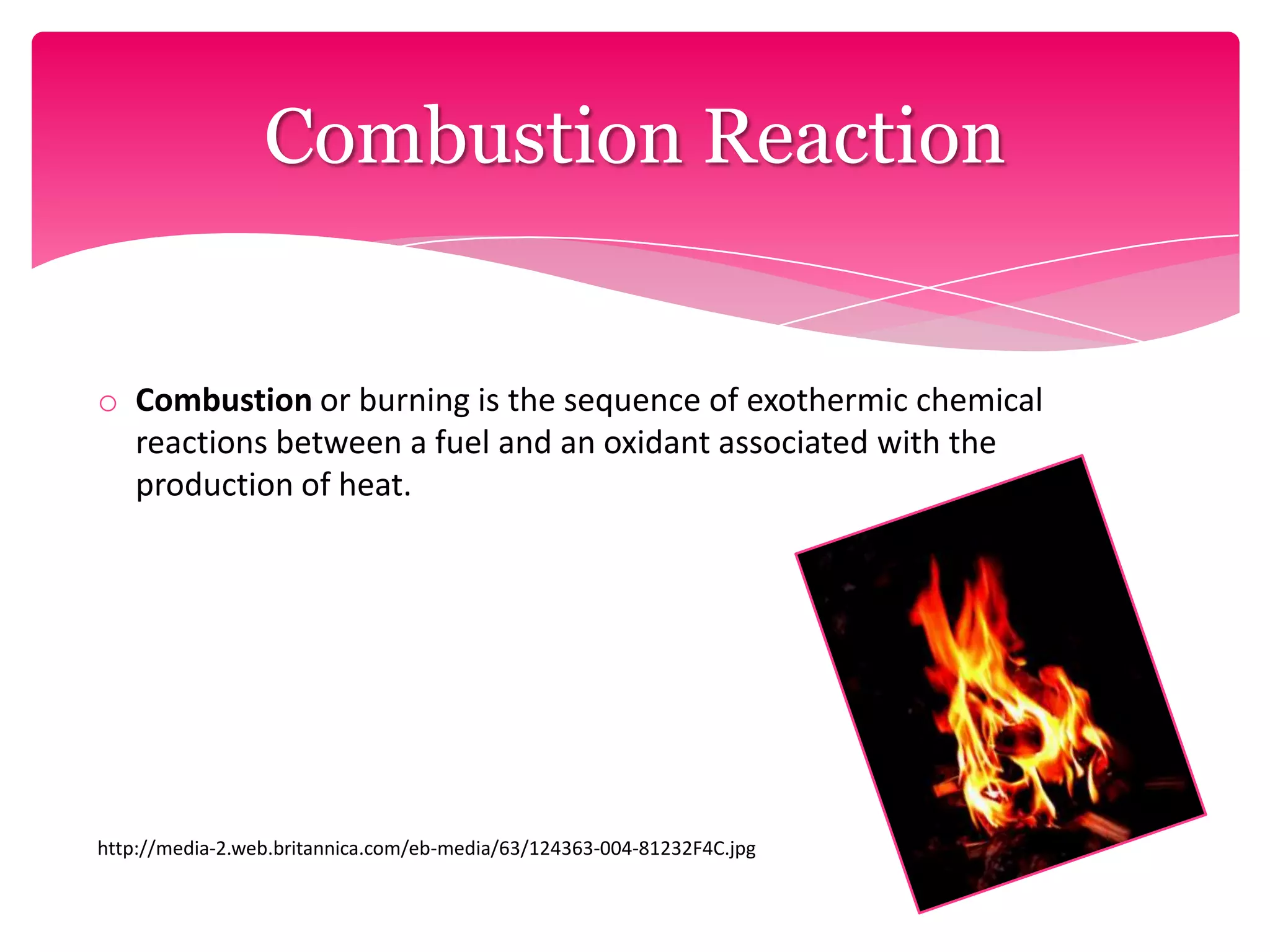 Synthesis (A + B ---> AB)