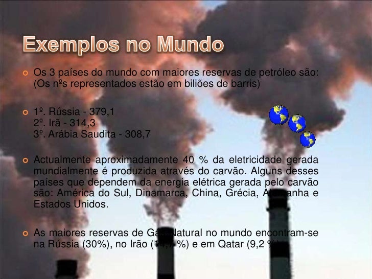 O Que São Combustíveis Fósseis Dê Um Exemplo