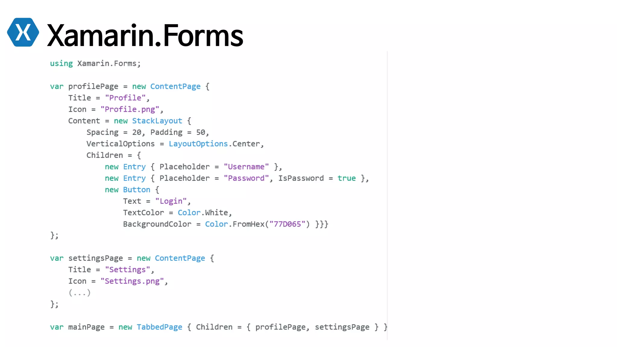Xamarin.Forms
 