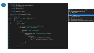Xamarin.Forms (MVP ComCamp 2015)