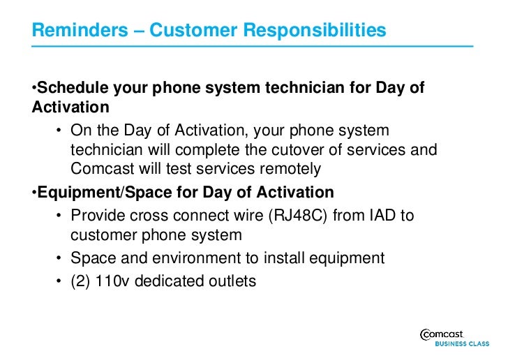 comcast business customer service phone number