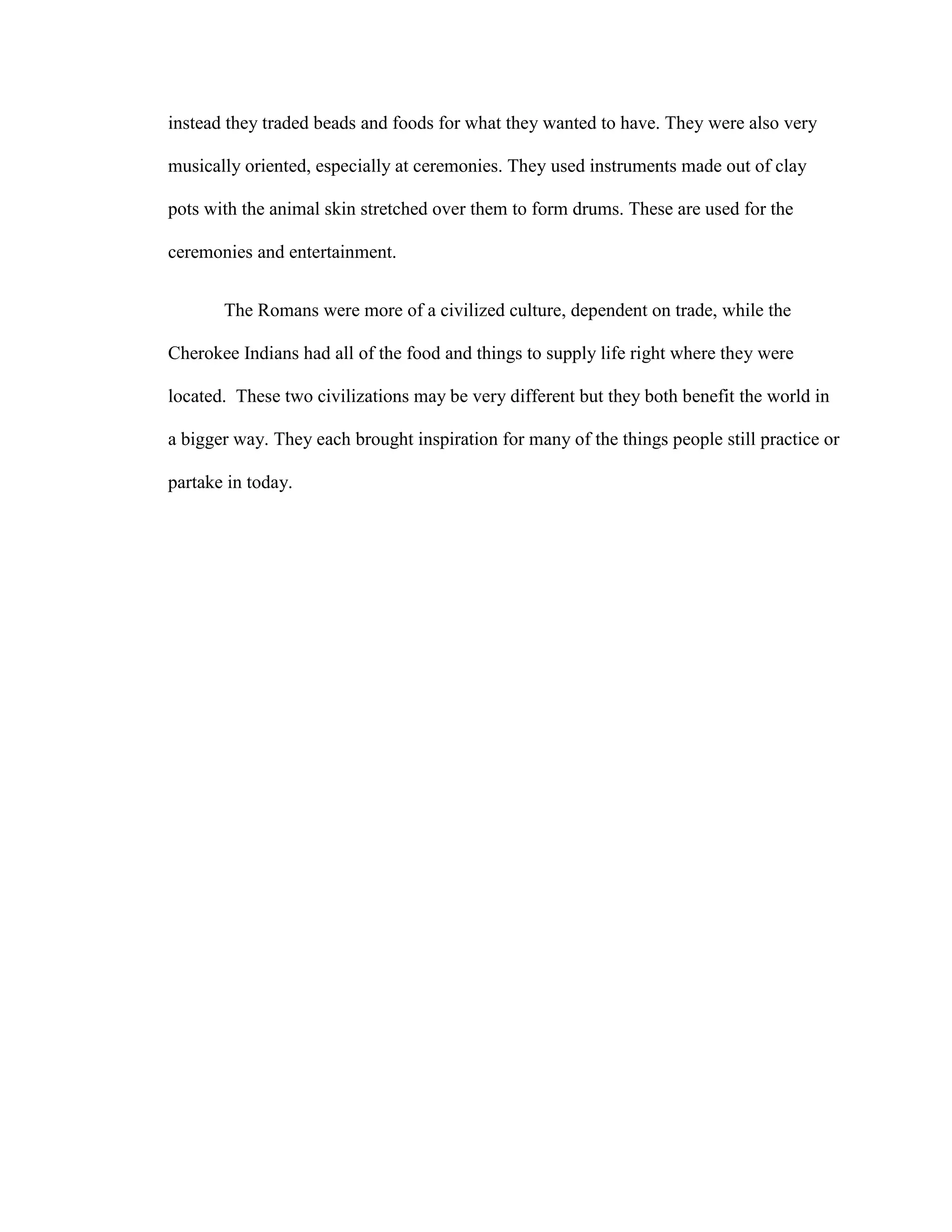 Compare and Contrast Essay