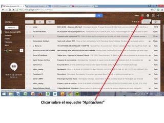 Clicar sobre el requadre “Aplicacions”
 