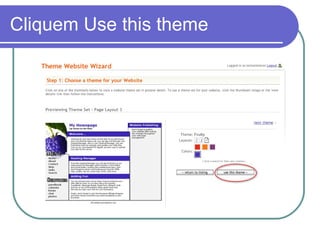 Cliquem Use this theme 