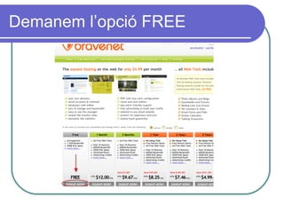 Demanem l’opció FREE 