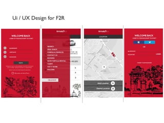 Ui / UX Design for F2R
 