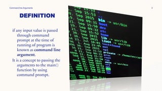 COMMAND LINE ARGUMENT IN C++ | PPT
