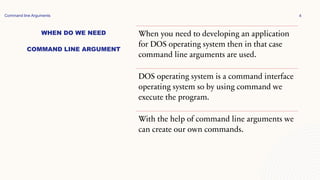 COMMAND LINE ARGUMENT IN C++ | PDF | Programming Languages | Computing