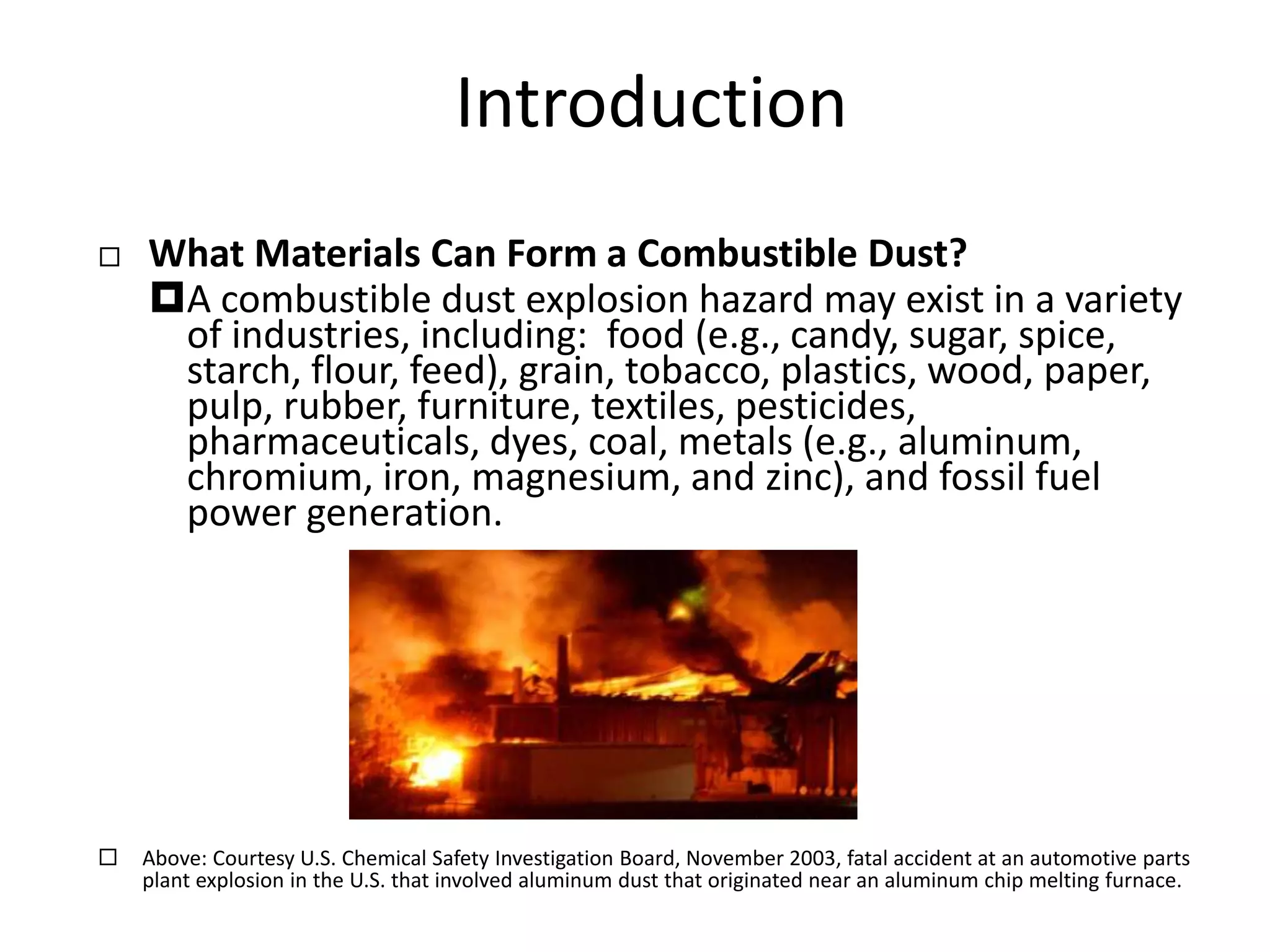 Combustible Wood Dust Safety 2015 nfpa 644 | PPTX