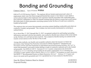 Bonding and Grounding
 