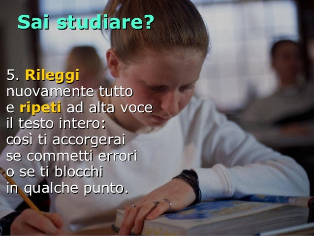 Come Si Studia