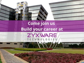 Come join us
Build your career at
 