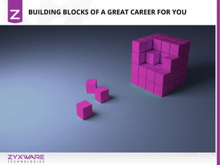 BUILDING BLOCKS OF A GREAT CAREER FOR YOU
 