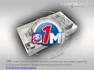 1MP: a new Comecer business unit that provides turn-key expert support for
building and managing radiopharmaceutical production centers.
Click here for product details

 