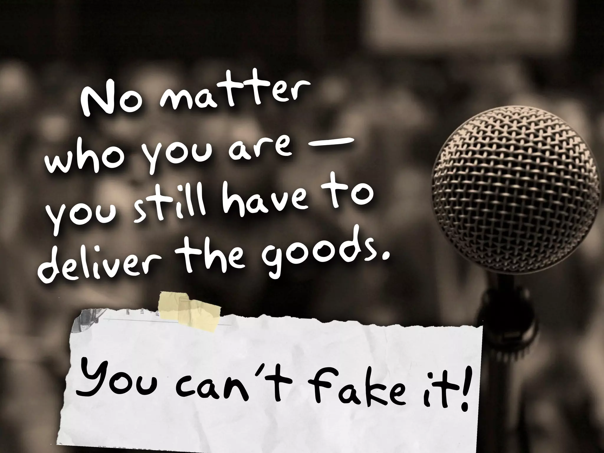 Quotes & Lessons from "Comedian"