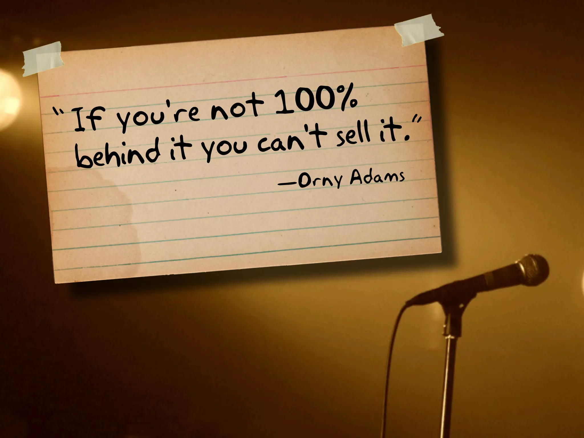 Quotes & Lessons from "Comedian"