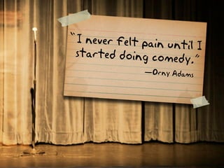 Quotes & Lessons from "Comedian"