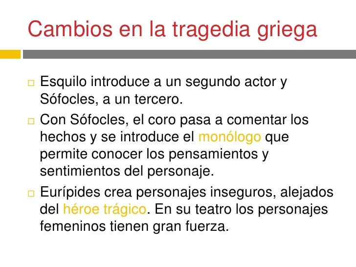 Resultado de imagen para DE LA EVOLUCION DE LA TRAGEDIA GRIEGA