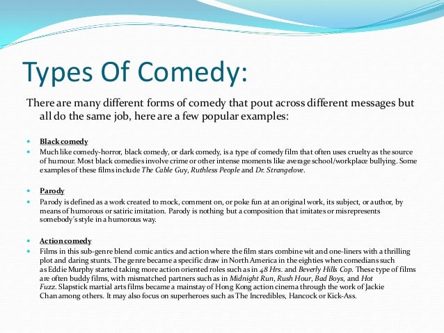 research paper on comedy films
