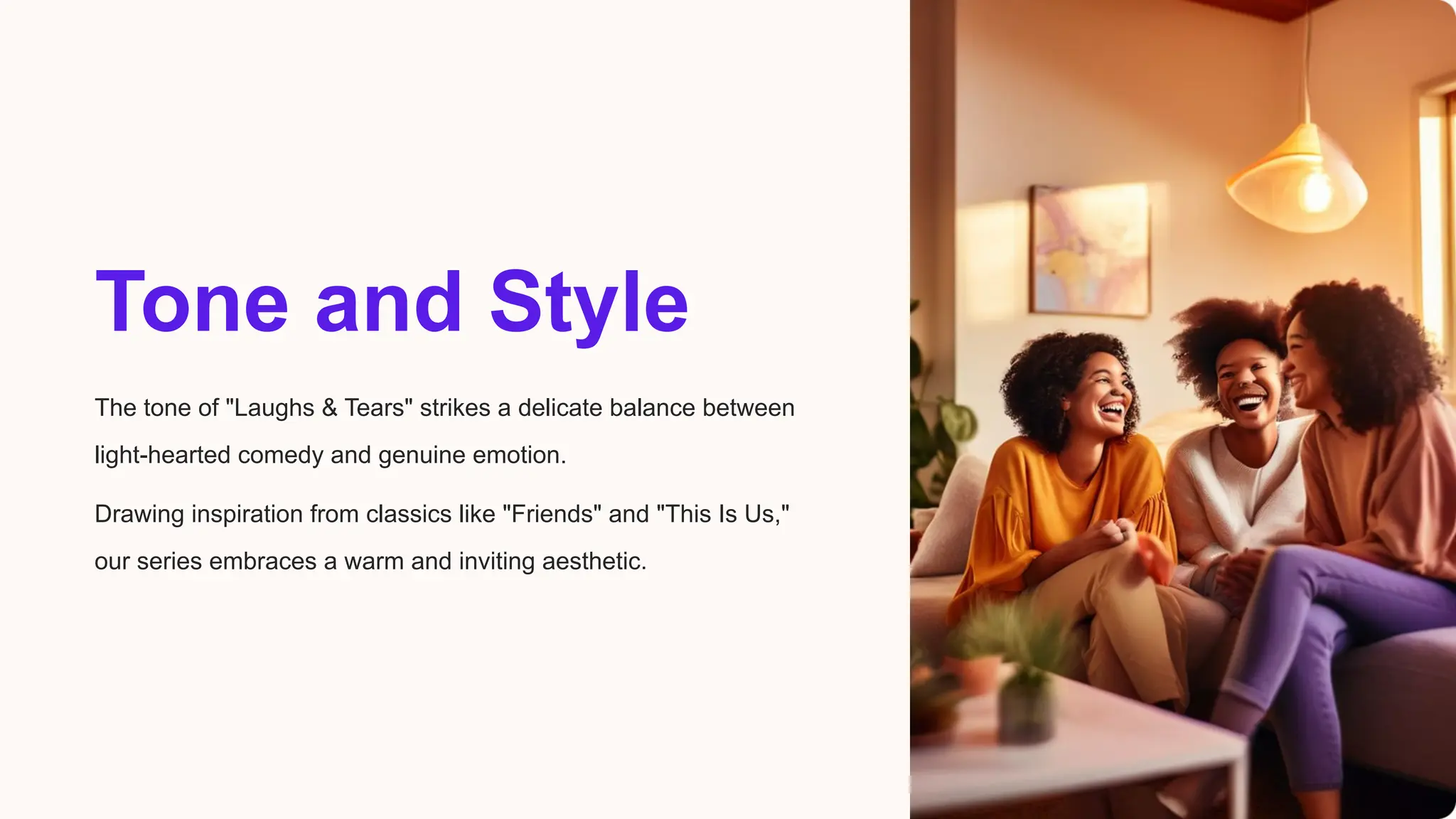 Comedy Drama Pitch Deck Template by viktor ilijev | PDF