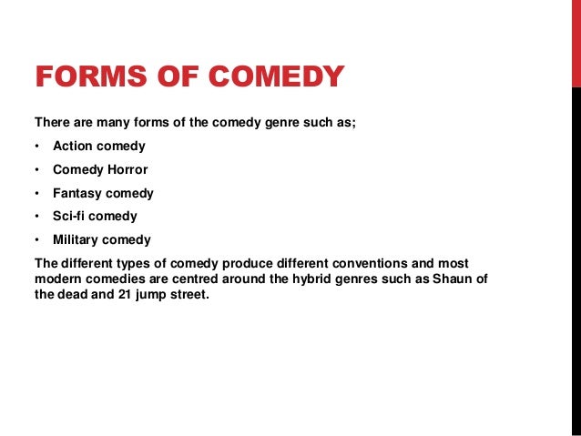  Comedy  genre 
