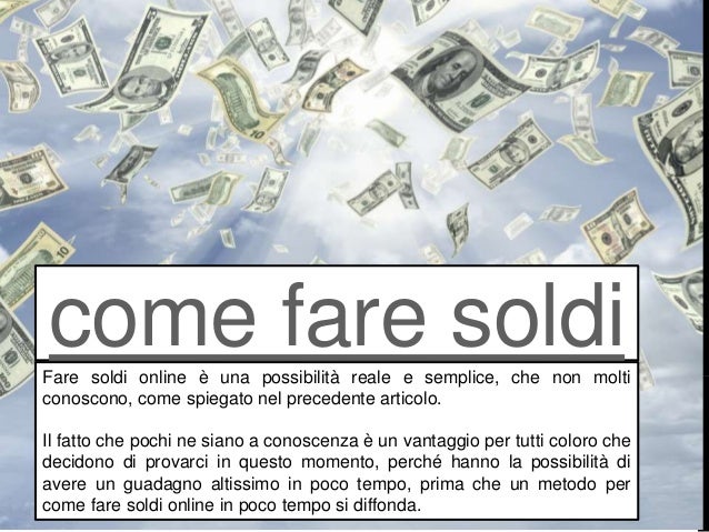 valuta bitcoin o investimento guadagnare velocemente online