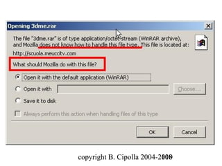 copyright B. Cipolla 2004-2010
                           108
 