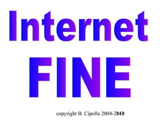 copyright B. Cipolla 2004-2010
                           143
 