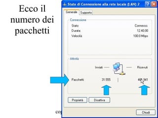 Ecco il
numero dei
 pacchetti




             copyright B. Cipolla 2004-2010
                                        37
 