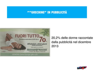 Come la pubblicità racconta le donne e gli uomini, in italia.