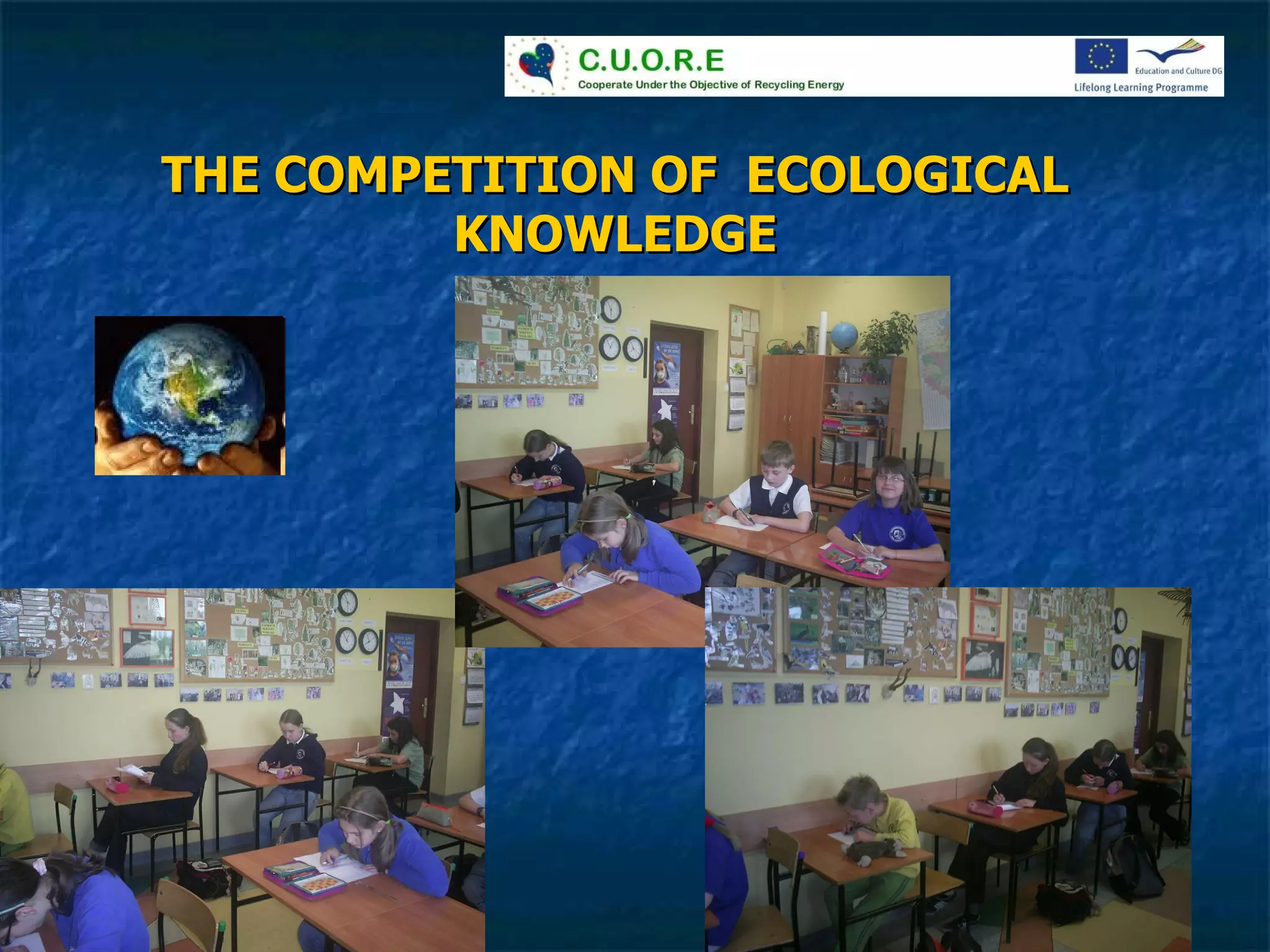THE COMPETITION OF  ECOLOGICAL KNOWLEDGE 