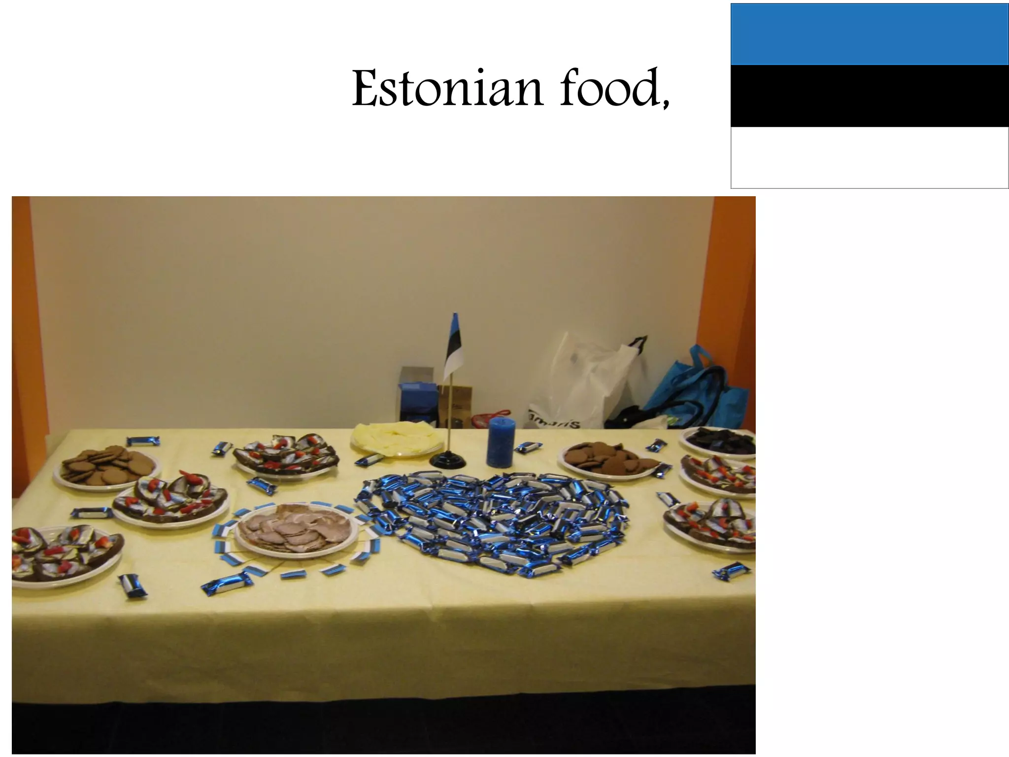 Estonian food,
 