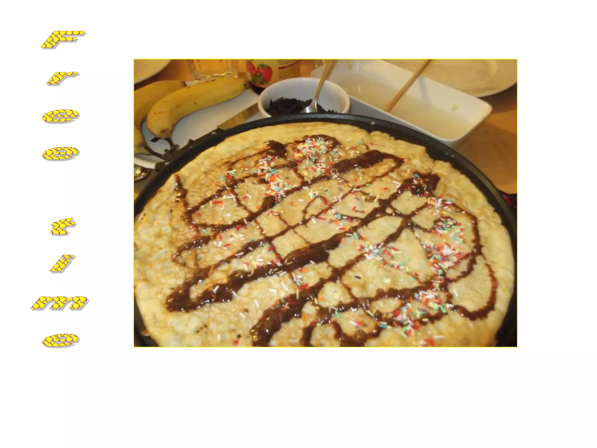 • Crêpes with 3 hungarians and 2 germans.
 