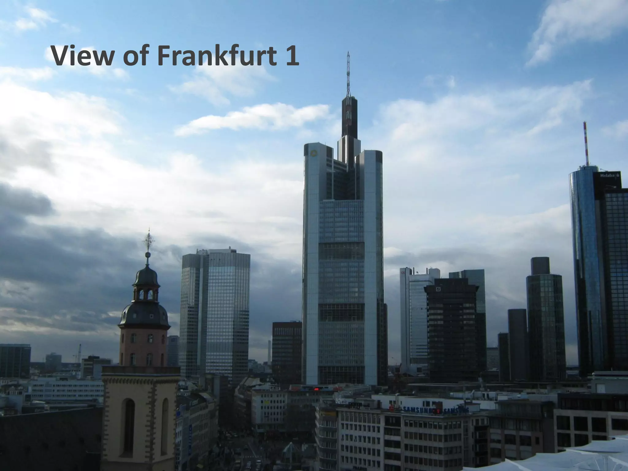 View of Frankfurt 1
 