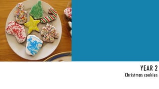 YEAR 2
Christmas cookies
 