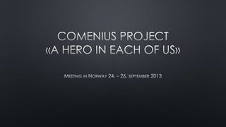 Comenius project