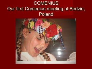COMENIUS
Our first Comenius meeting at Bedzin,
               Poland
 