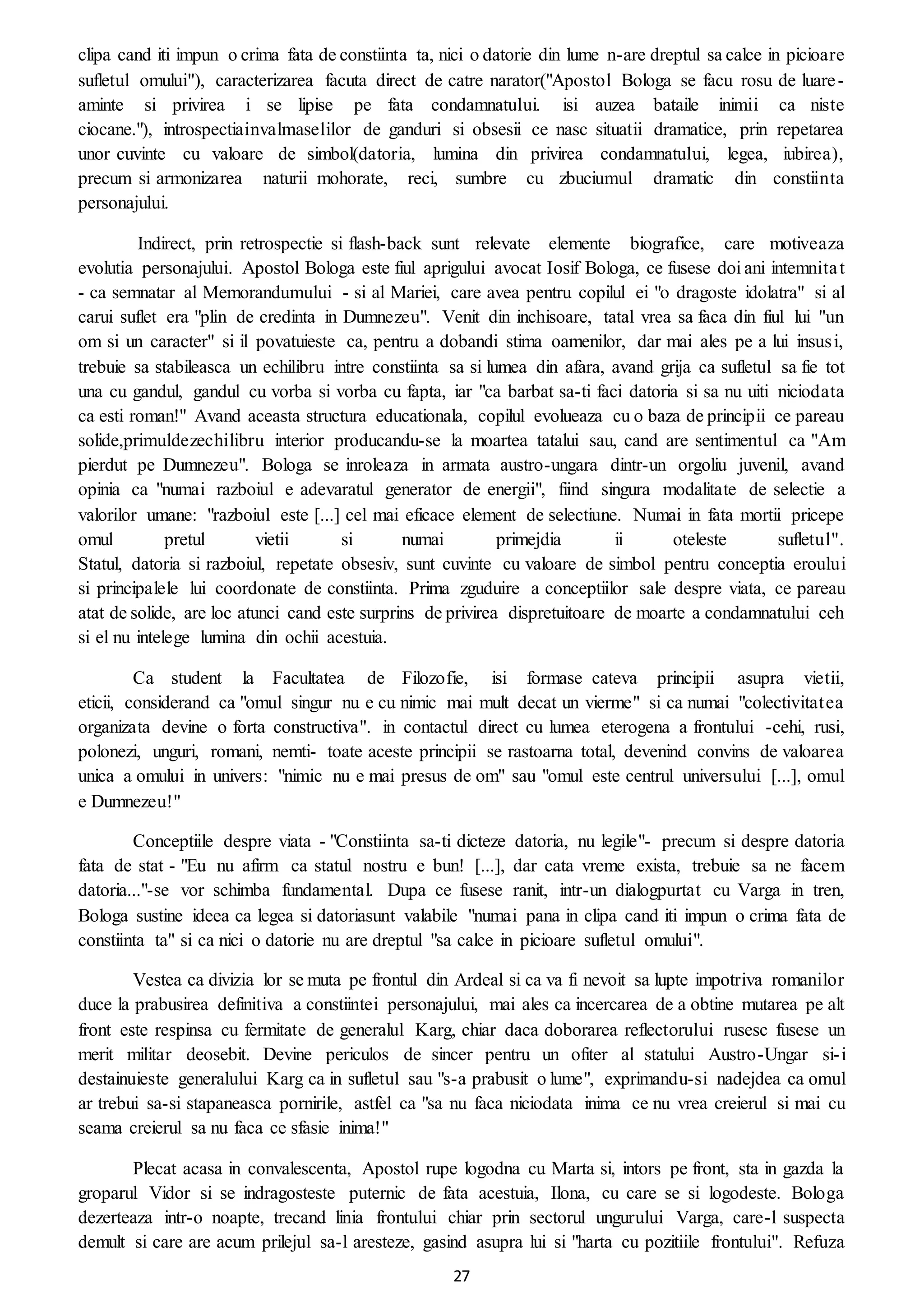 Comentarii plus curente romana | DOCX