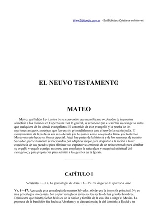 Comentario de la biblia  matthew henry