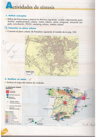 Comentario del plano de una ciudad/Análisis del mapa urbano de España