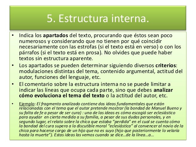 Comentario de textos I 4ºESO