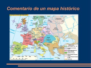 Comentario de un mapa histórico

 