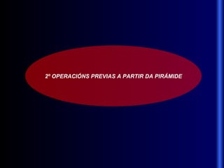 2º OPERACIÓNS PREVIAS A PARTIR DA PIRÁMIDE 