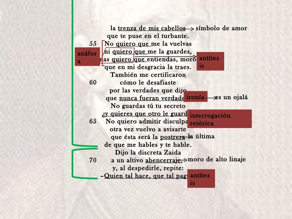 Lope Mira, zaide, que te aviso...