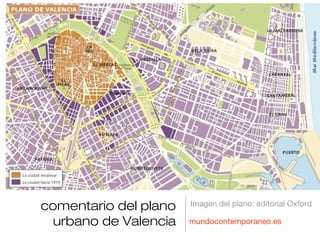 comentario del plano
urbano de Valencia

Imagen del plano: editorial Oxford
mundocontemporaneo.es

 