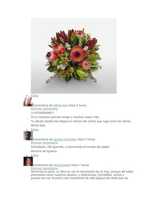 Comentarios recibidos acerca del libro...