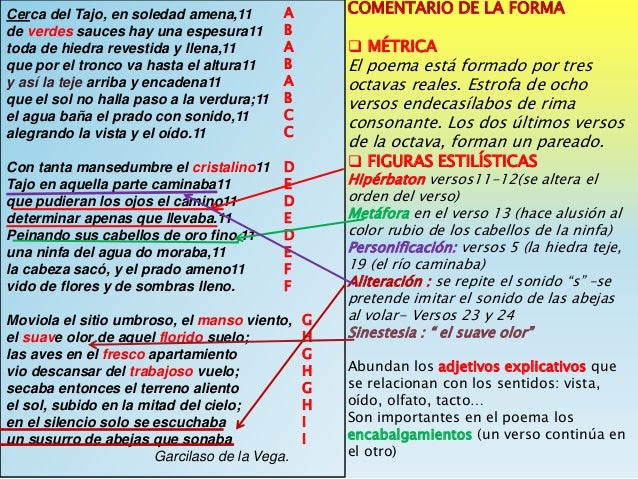 Comentario Tres Octavas Reales De La Egloga Iii De Garcilaso comentario tres octavas reales de la