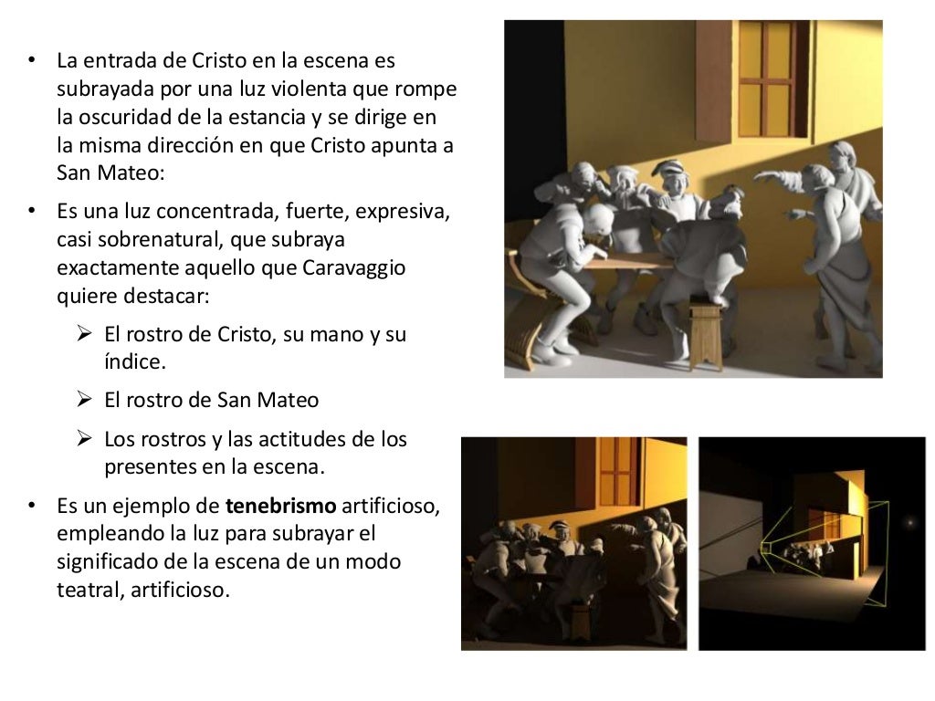 Comentario La Vocación de San Mateo de Caravaggio