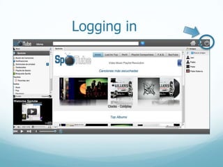 Logging in