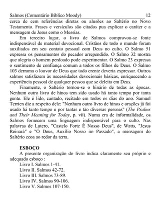 Comentário bíblico moody